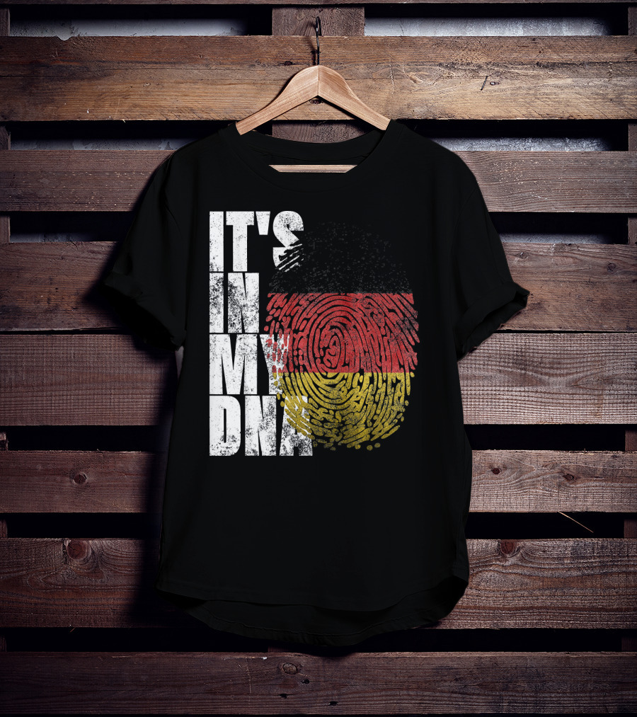 It's In My DNA German Flag Fingerprint Oktoberfest T-Shirt