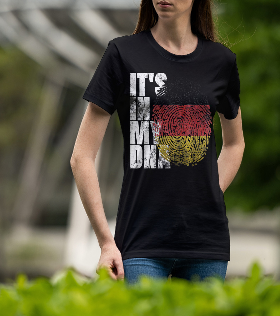 It's In My DNA German Flag Fingerprint Oktoberfest T-Shirt