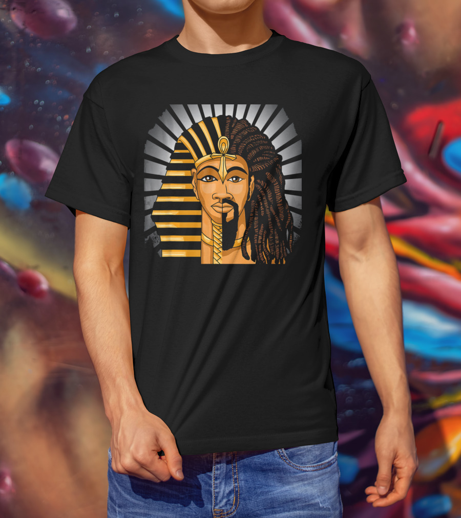 Pharaoh Dashiki Educated King Men Iconic T-Shirt