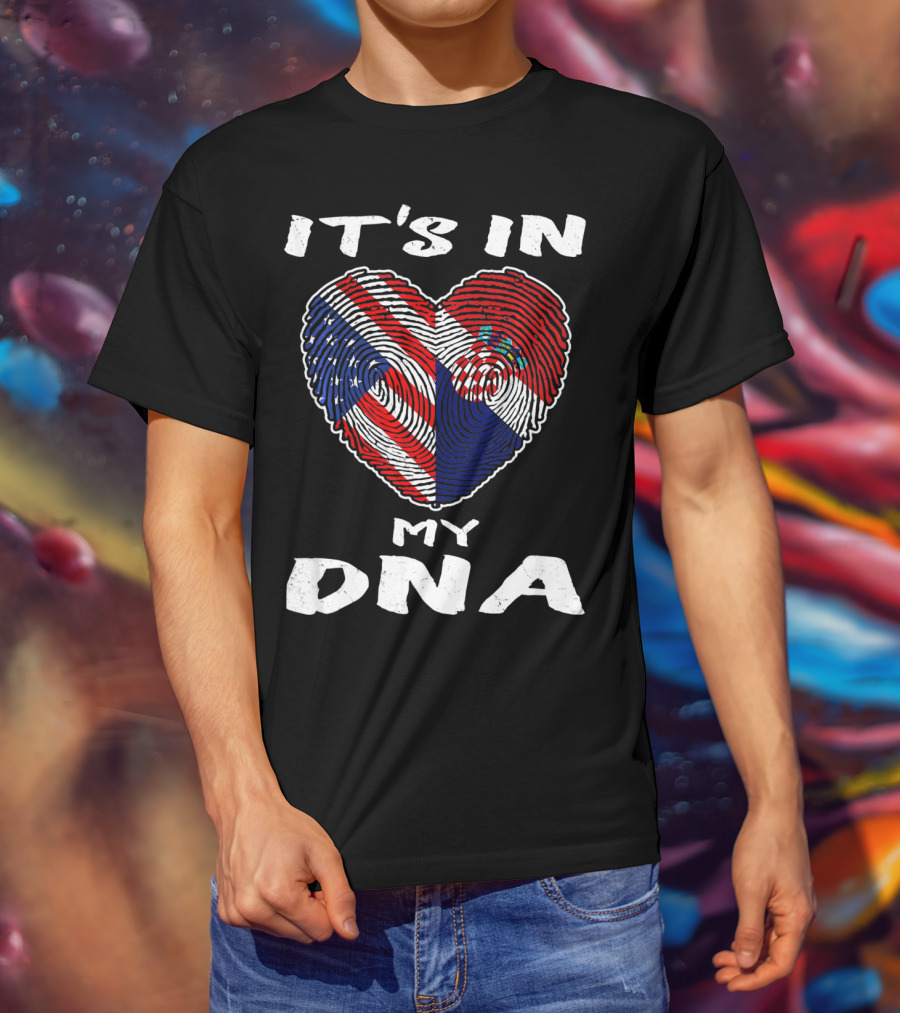 It's In My DNA Croatia Flag Heart Croatian Bira T-Shirt