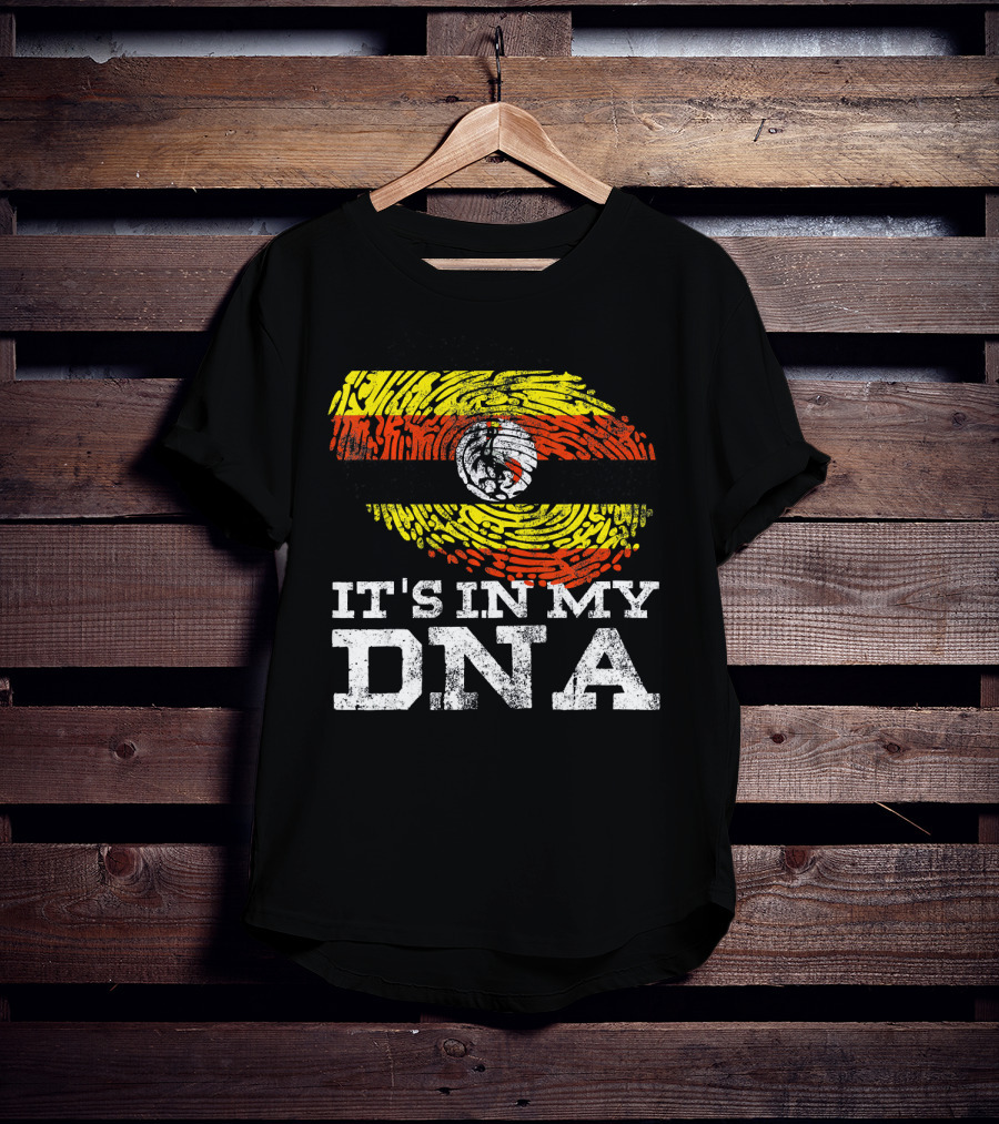 It's In My DNA Ugandan Flag Heritage Pride Africa T-Shirt