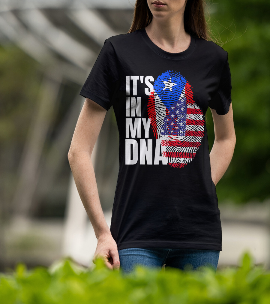 American Puerto Rican It's In My DNA T-Shirt