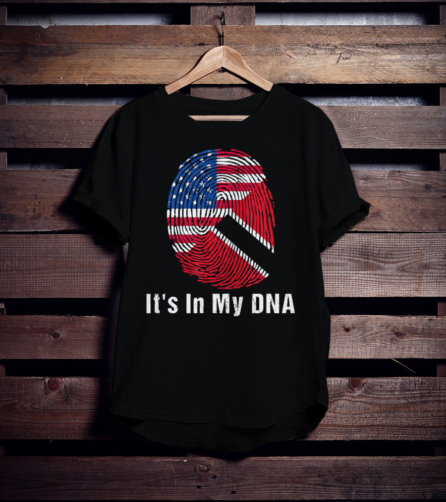 Trinidad And Tobago Flag USA Flag It's In My DNA T-Shirt