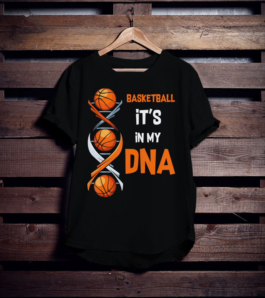 Basketball It's In My DNA Basketball DNA Humor T-Shirt