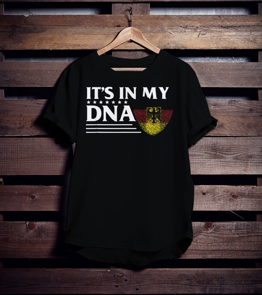 It's In My DNA German Flag Fingerprint T-Shirt