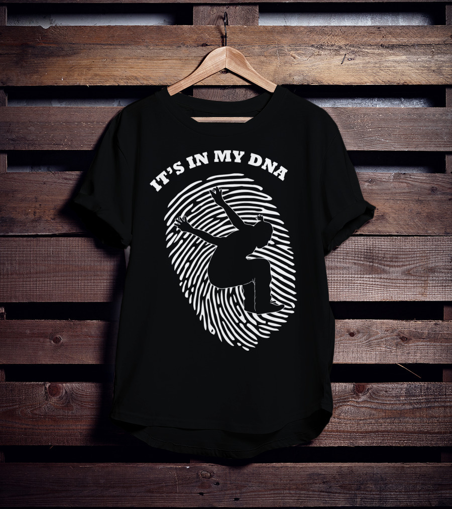 It's In My DNA Parkour Freestyle Fingerprint T-Shirt