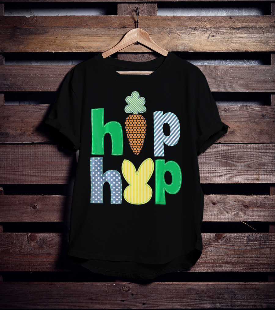 Hip Hop Bunny Carrot Easter T-Shirt