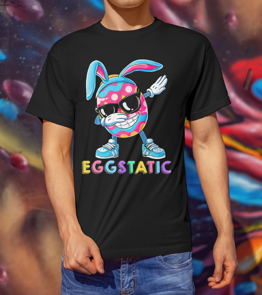 Easter Eggstatic Bunny Floss Like A Boss T-Shirt