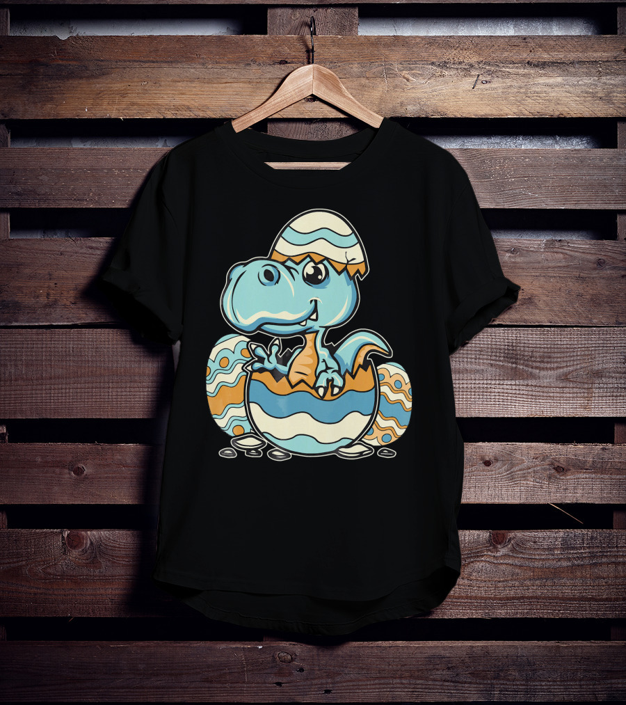Dinosaur Hatchling In Easter Egg Delight T-Shirt