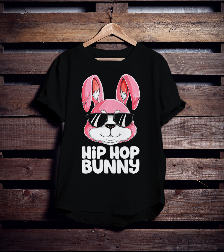 Easter Hip Hop Bunny In Sunglasses T-Shirt