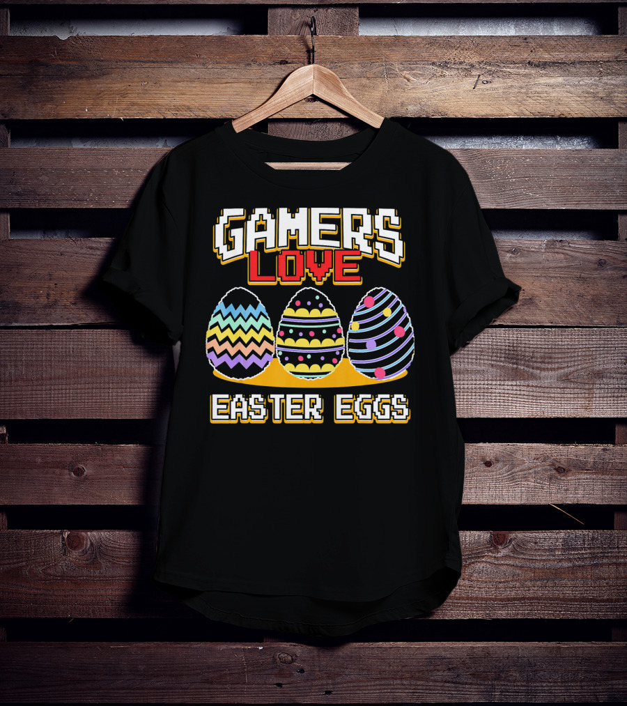 Gamers Love Easter Eggs Girls T-Shirt