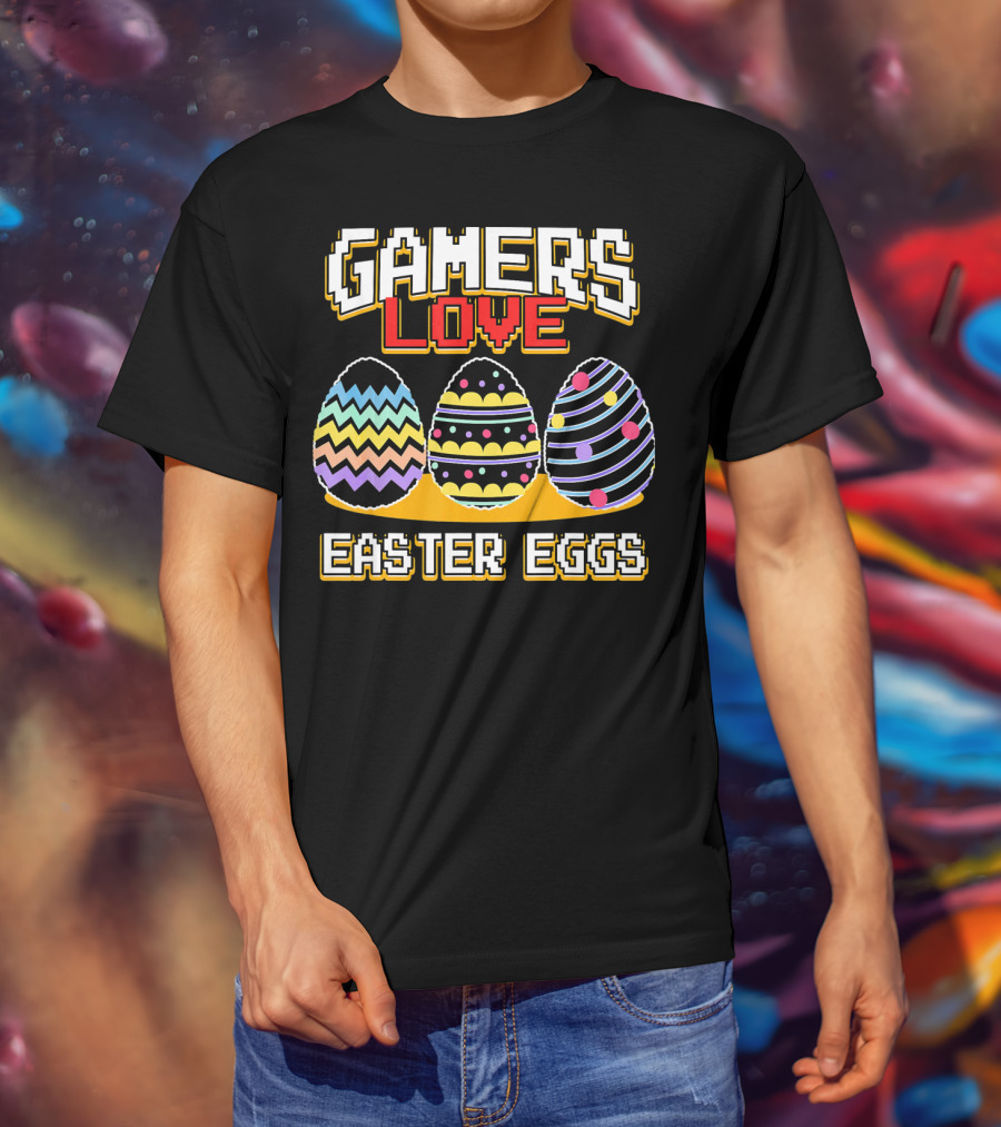 Gamers Love Easter Eggs Girls T-Shirt