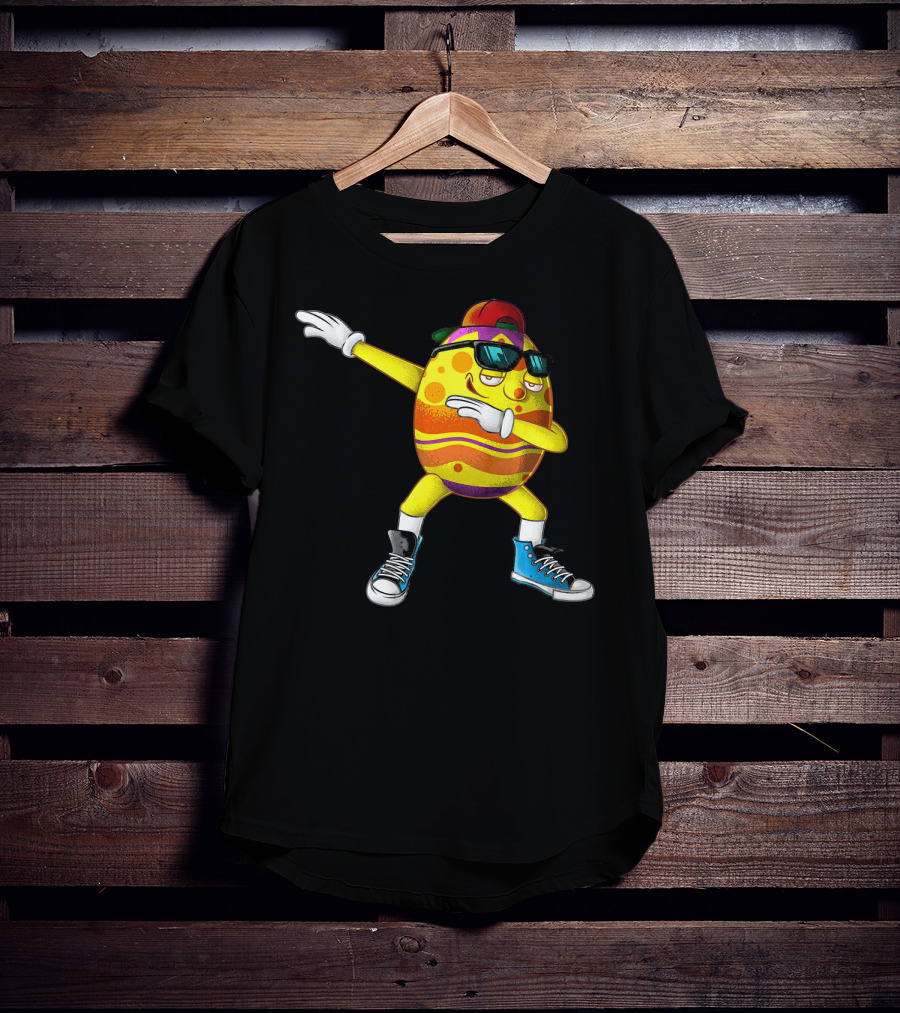 Dabbing Easter Egg Cool Eggspert Dabber T-Shirt