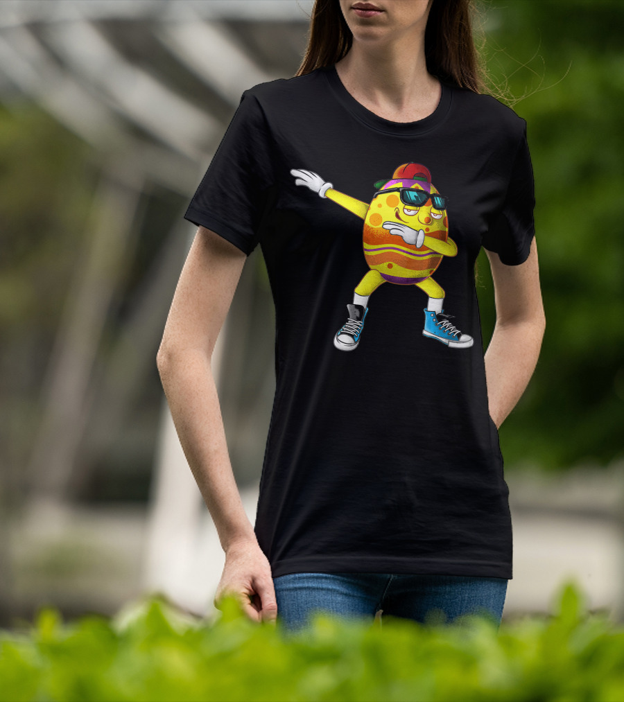Dabbing Easter Egg Cool Eggspert Dabber T-Shirt