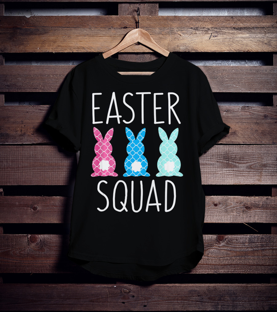Easter Squad Family Matching Bunny T-Shirt