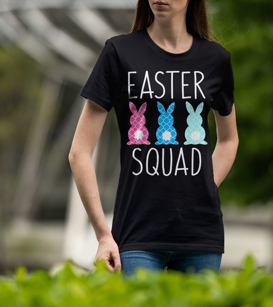 Easter Squad Family Matching Bunny T-Shirt