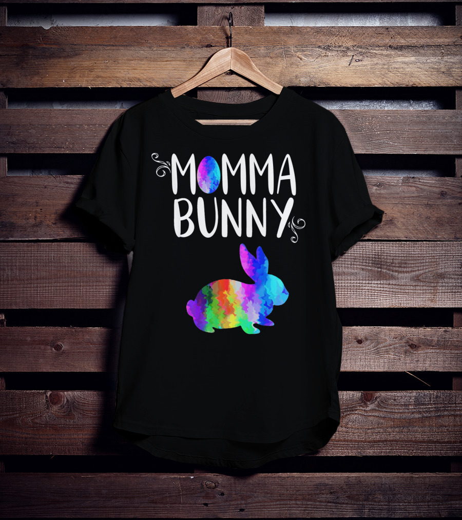 Momma Bunny Rainbow T-Shirt