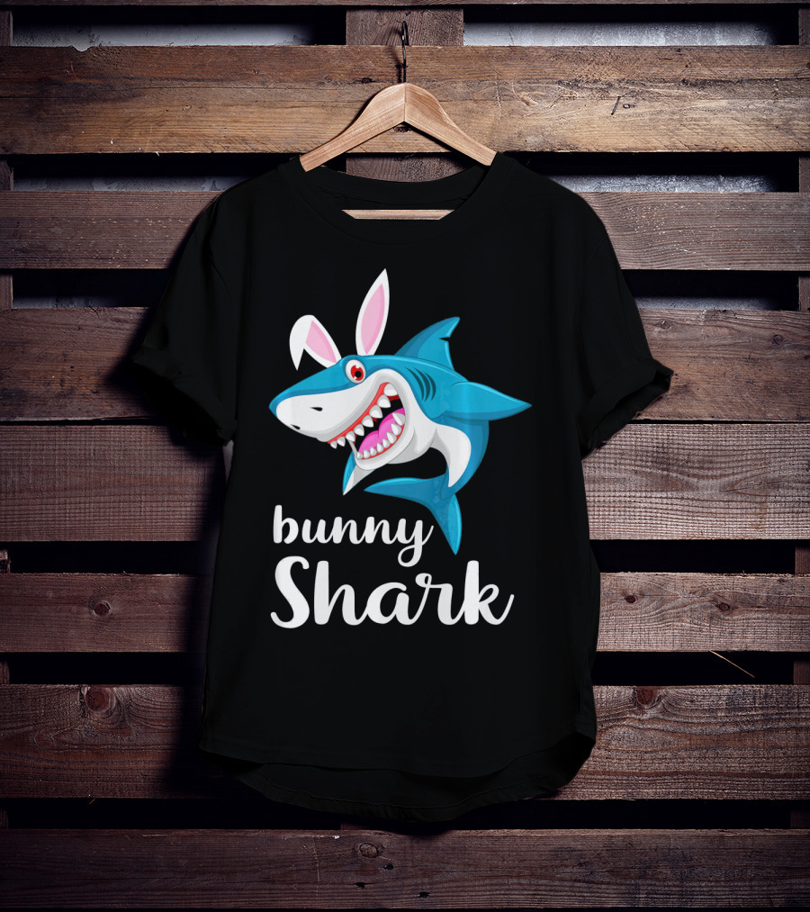 Bunny Shark Easter Yout T-Shirt