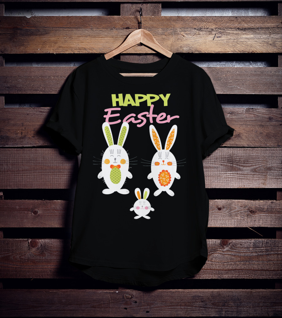 HAPPY EASTER Bunny Egg Hunt Trio T-Shirt