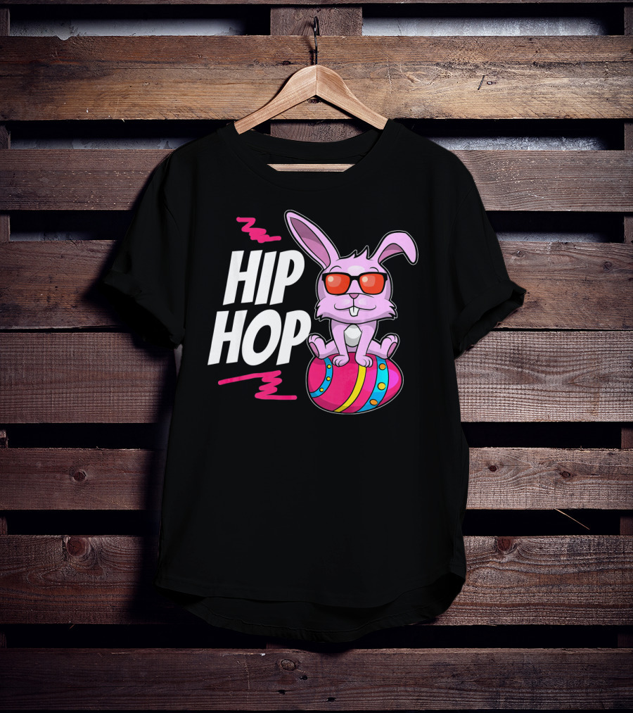 Hip Hop Bunny Easter Day T-Shirt