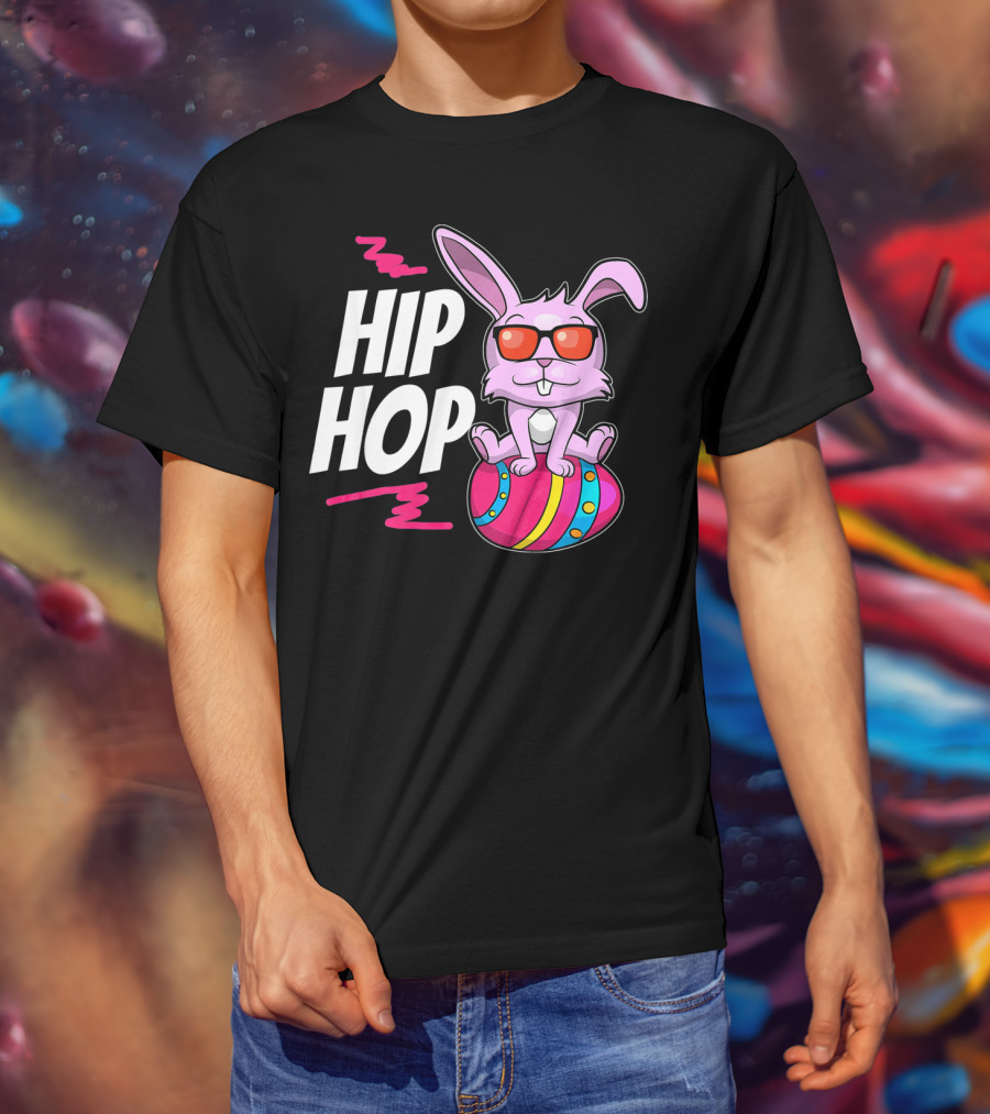 Hip Hop Bunny Easter Day T-Shirt