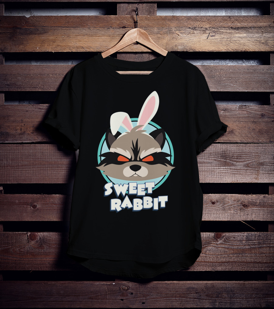 Marvel Rocket Raccoon Sweet Rabbit Easter T-Shirt