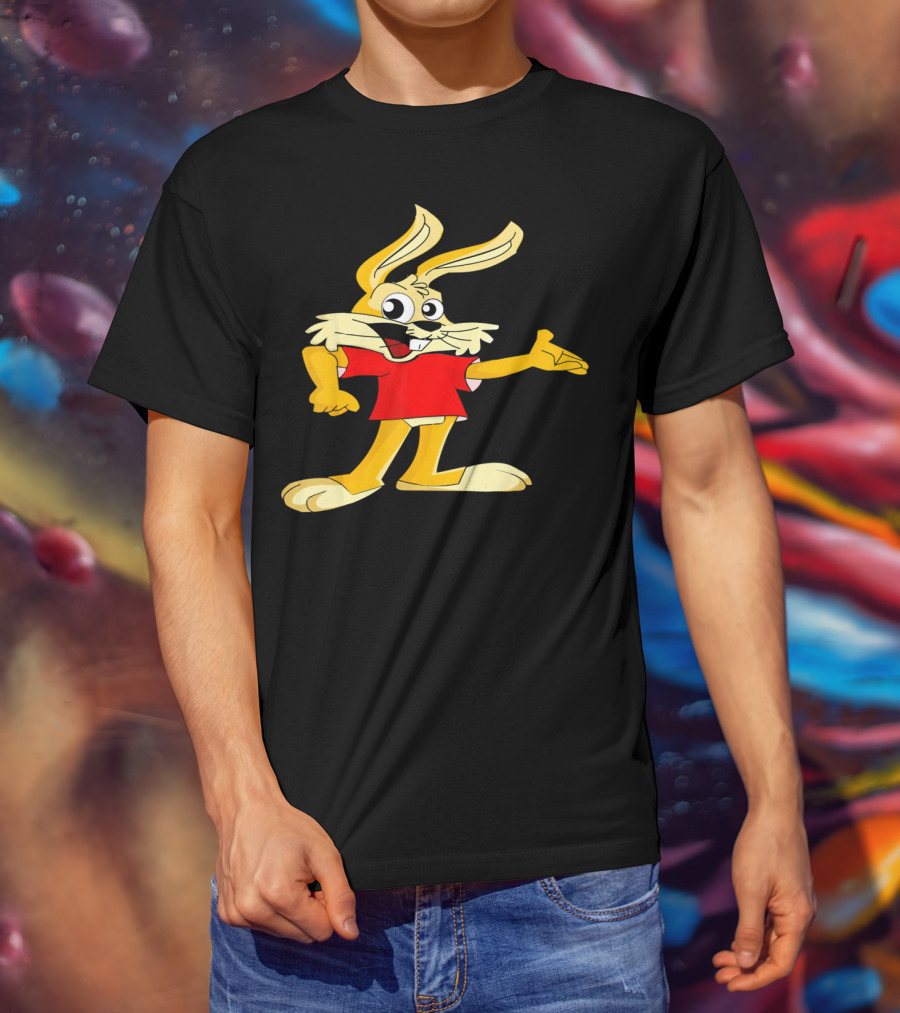 Rabbit Bunny Easter Cartoon Character T-Shirt