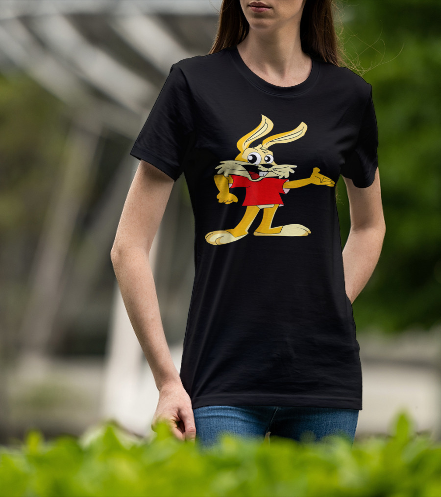 Rabbit Bunny Easter Cartoon Character T-Shirt