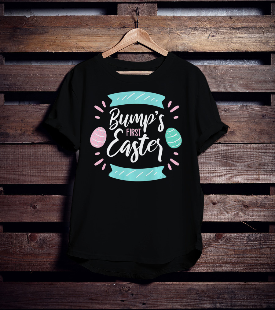 Bump's First Easter New Baby Mother Pastel Egg T-Shirt