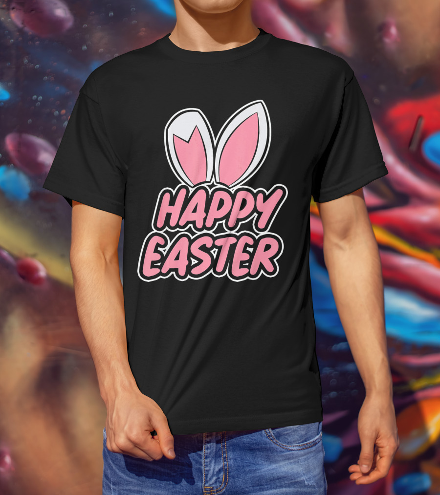 Happy Easter Bunny Ears T-Shirt