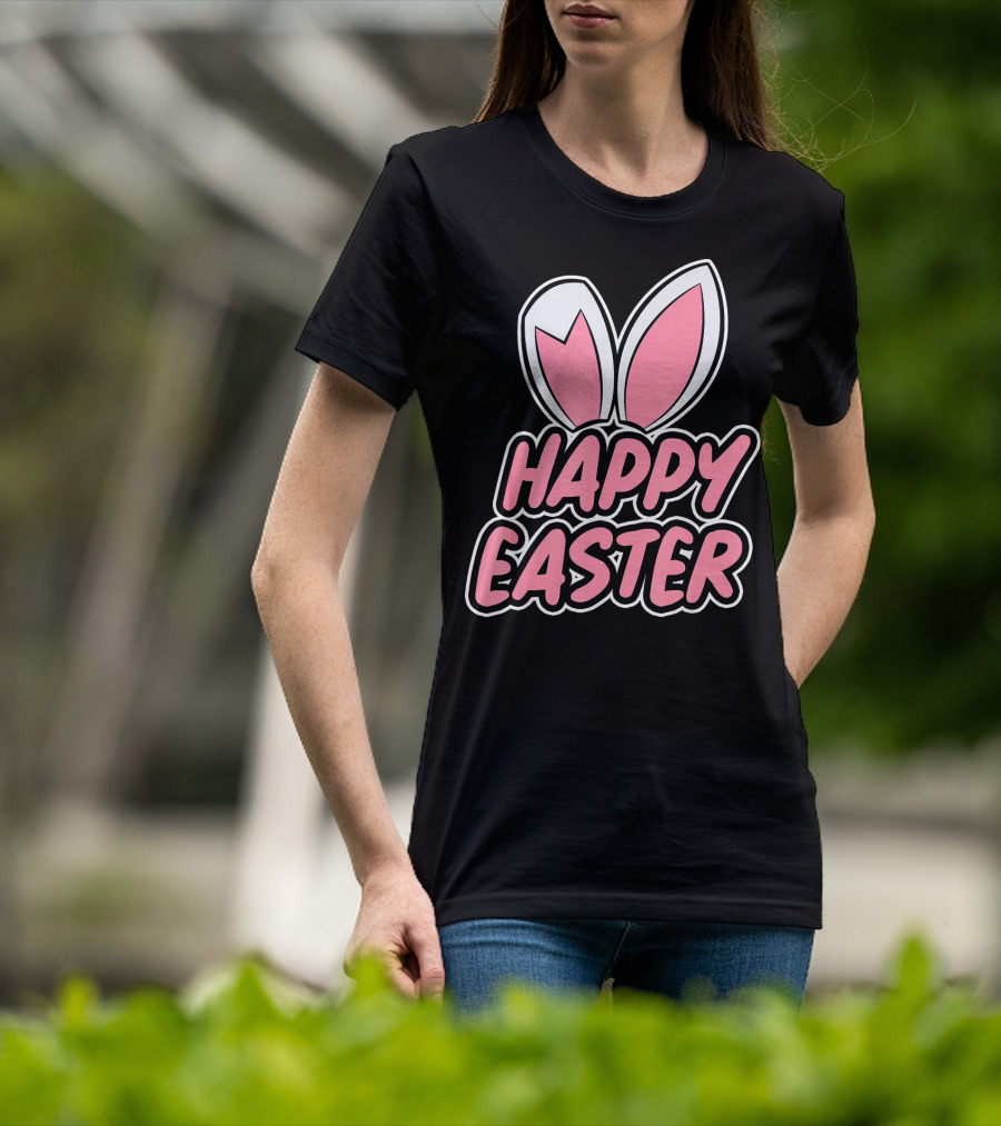 Happy Easter Bunny Ears T-Shirt