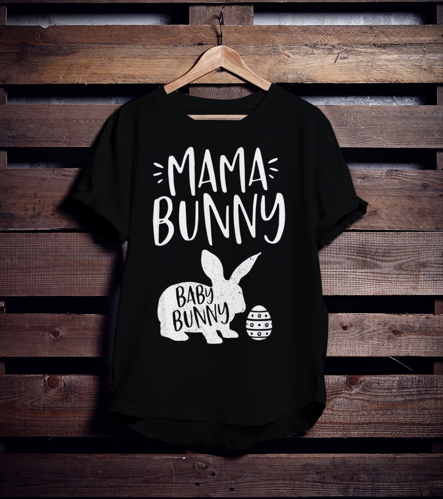 Mama Bunny Baby Bunny Cute Easter T-Shirt