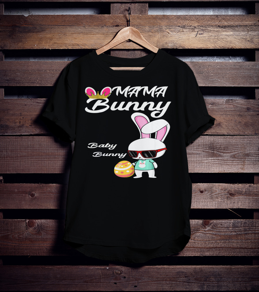 Mama Bunny Baby Bunny Easter Rabbit T-Shirt