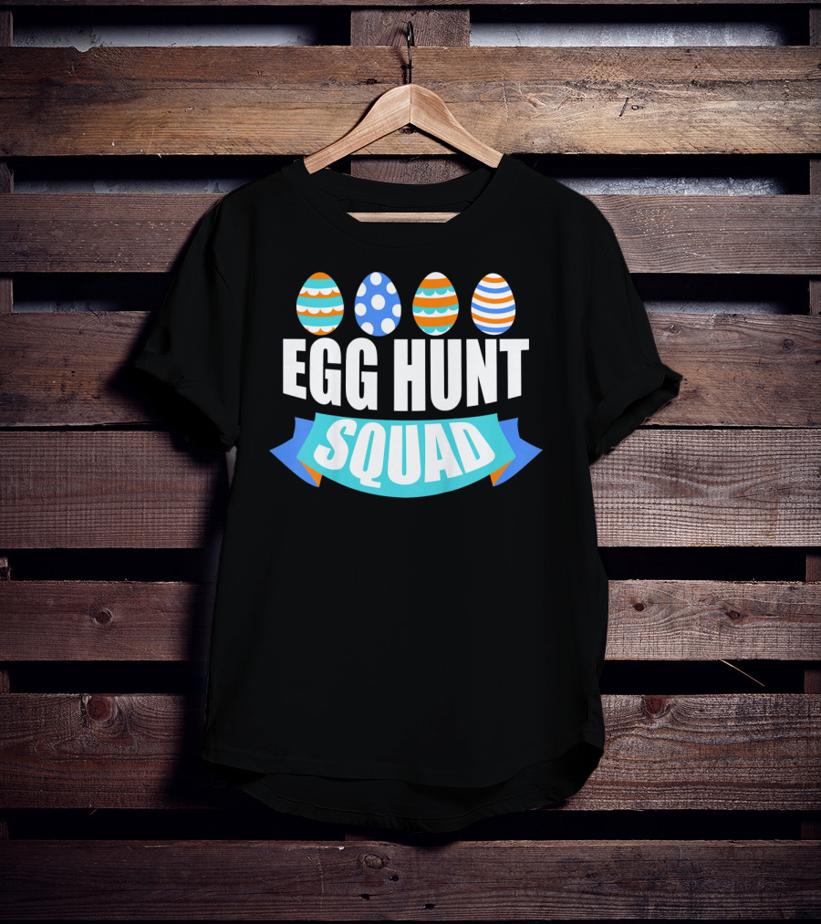 Kids Easter Egg Hunt Squad Boy Egg Hunt T-Shirt
