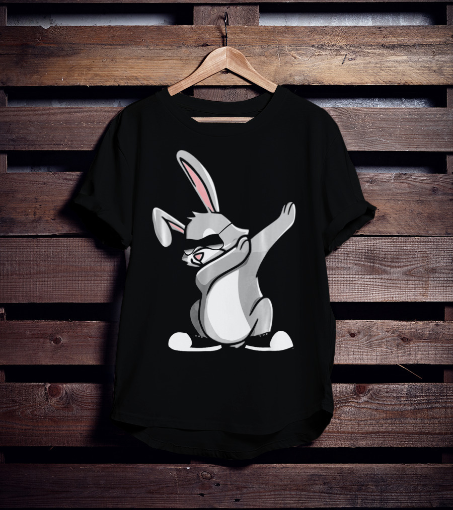 Easter Dab Bunny Women's Sunglasses Cute Rabbit Dancing T-Shirt