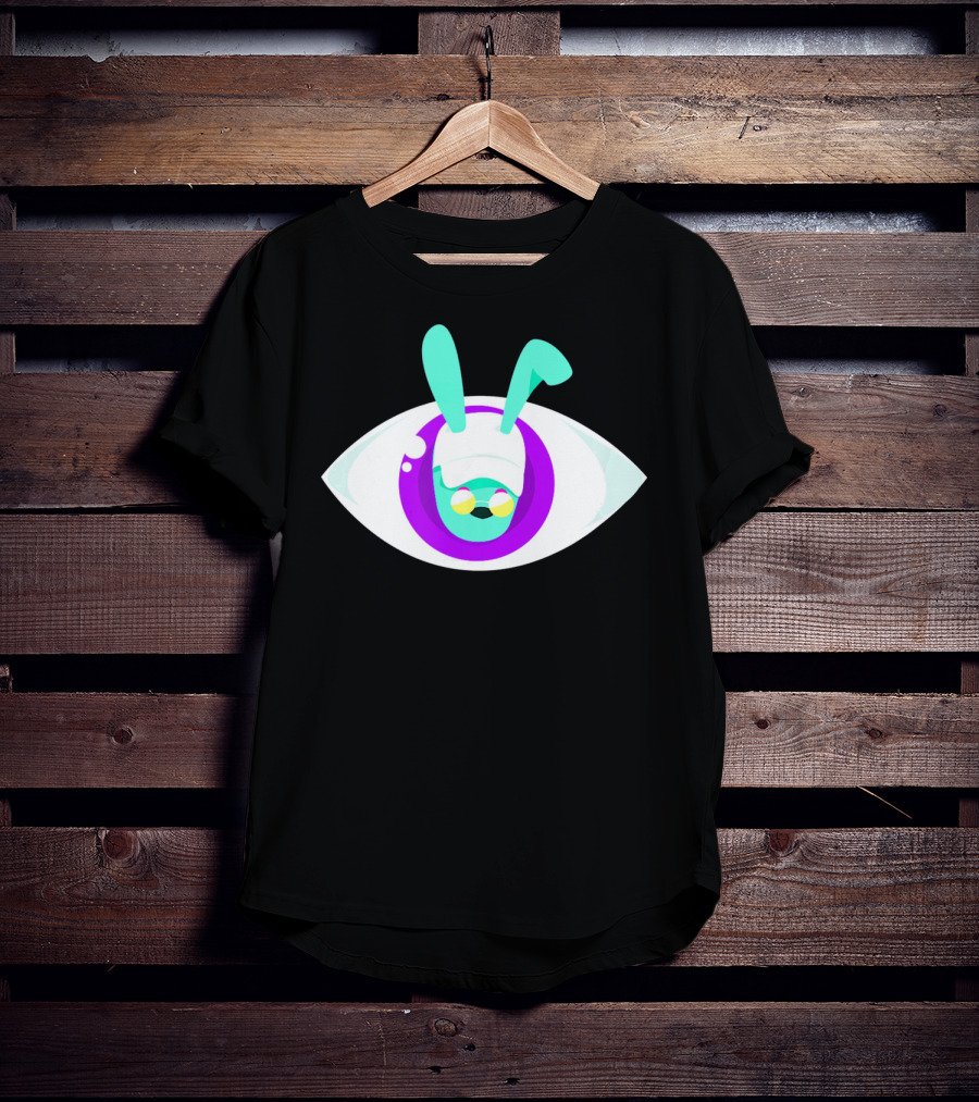 Bad Easter Bunny Big Eye Fashion Dembo Vibrant T-Shirt