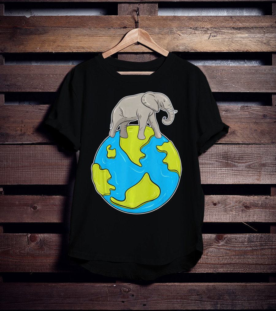 Celebrate Every Day Earth Elephant T-Shirt