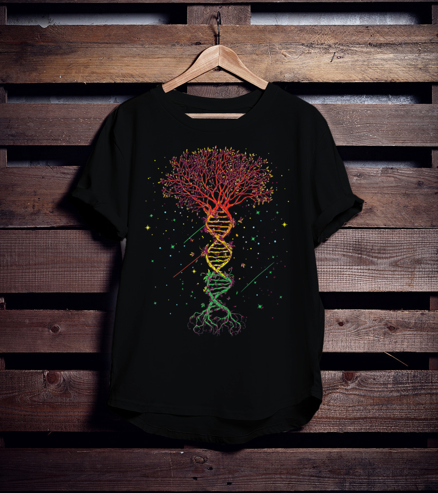 DNA Tree Of Life Genetics Biologist Science Nature T-Shirt