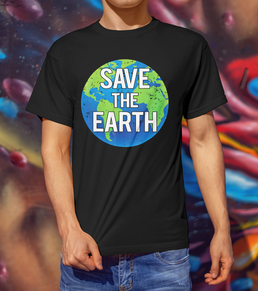 Save The Earth Planet Climate Science T-Shirt