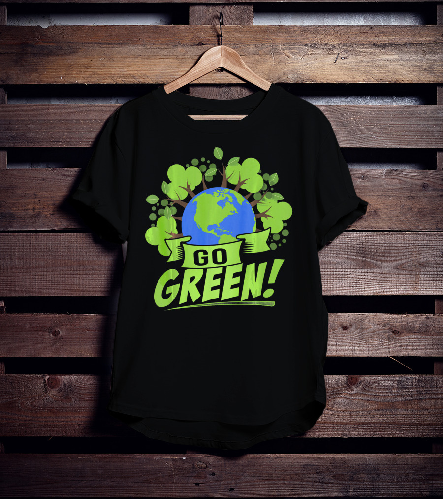 Go Green Earth Day Save Recycling T-Shirt