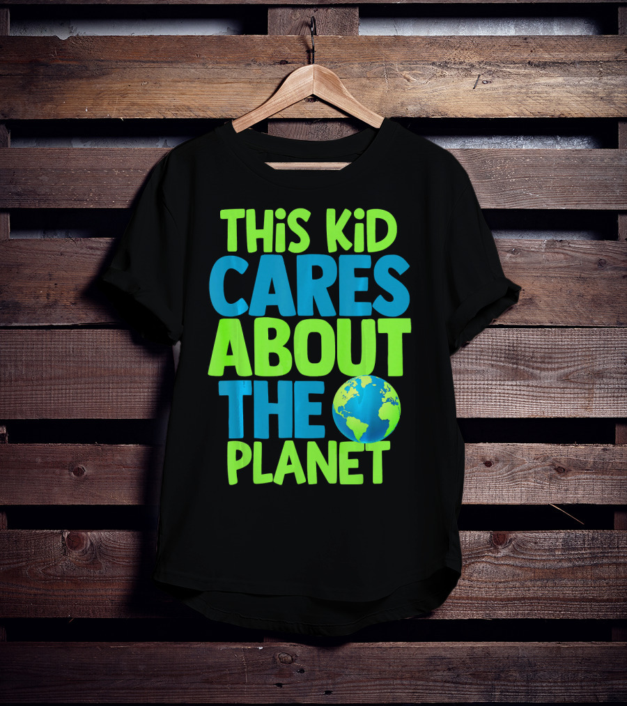 This Kid Cares About The Planet Earth T-Shirt