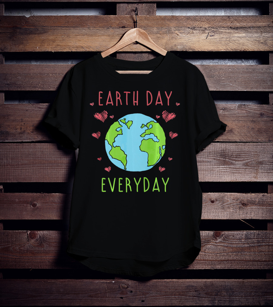 Earth Day Everyday Hearts Recycle T-Shirt