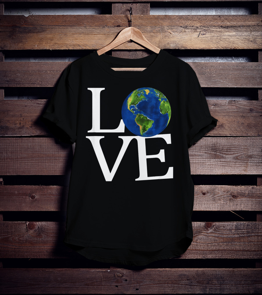 Love Earth Day Environmental Recycling Earth T-Shirt