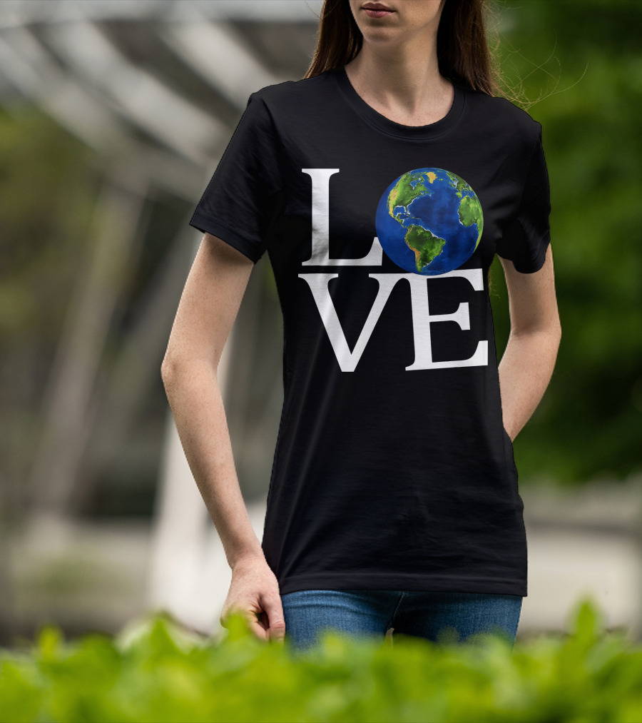 Love Earth Day Environmental Recycling Earth T-Shirt