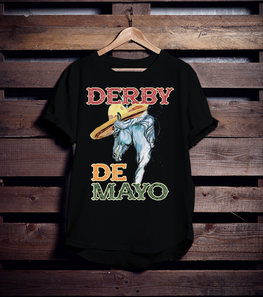 Derby Sombrero De Mayo Horse T-Shirt