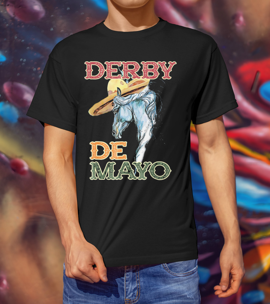 Derby Sombrero De Mayo Horse T-Shirt