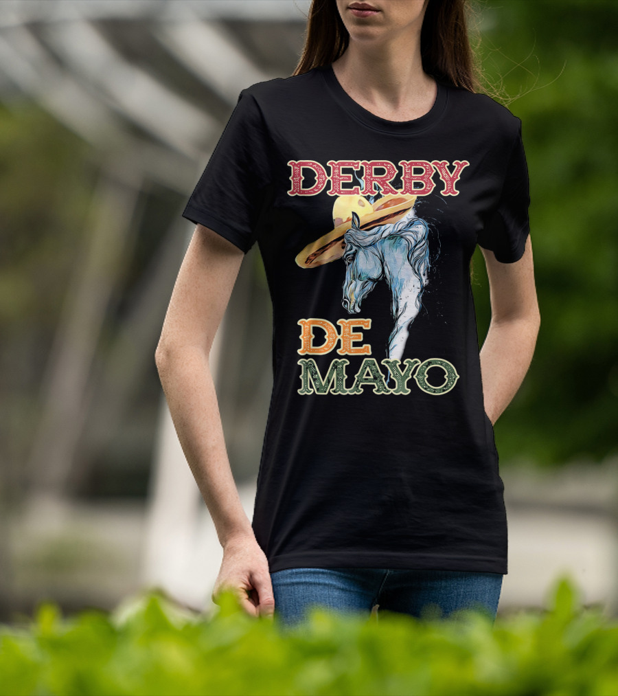Derby Sombrero De Mayo Horse T-Shirt