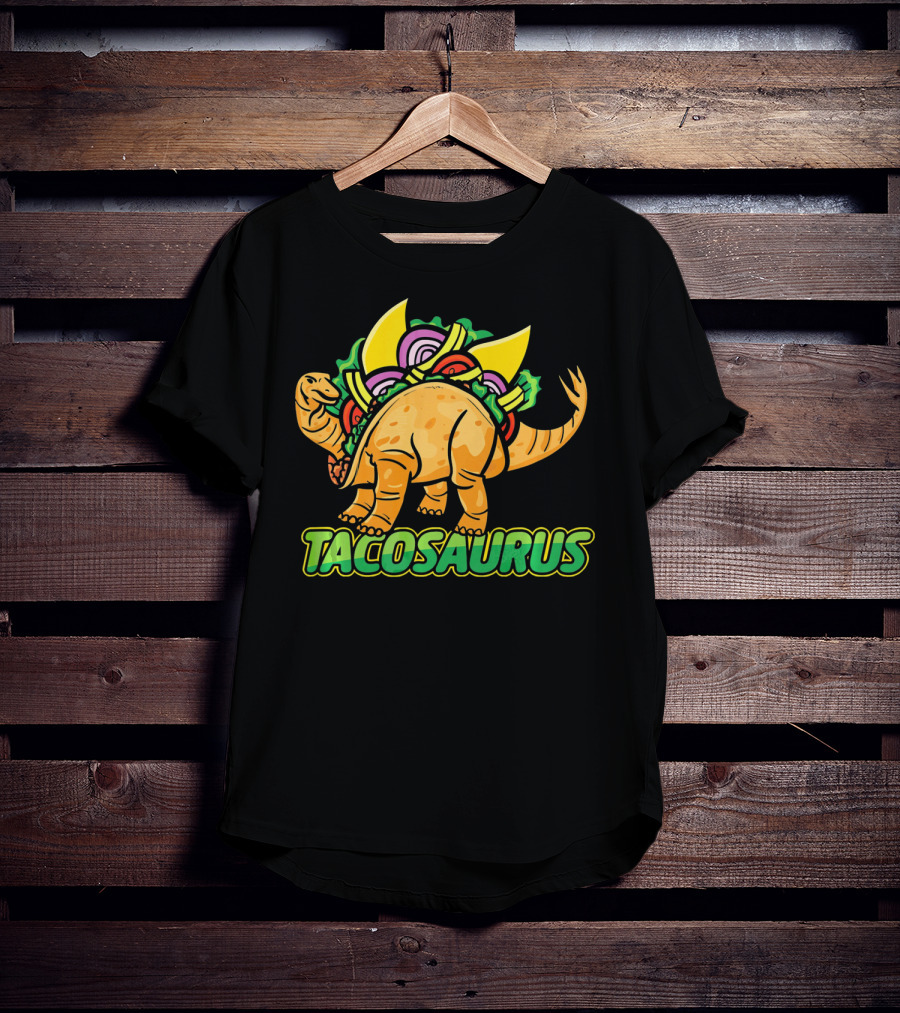 Tacosaurus Dinosaur Taco Cinco De Mayo T-Shirt
