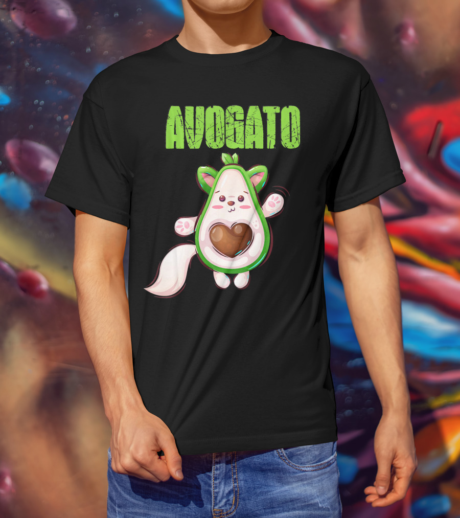 AVOGATO Cinco De Mayo Cat Avocado T-Shirt