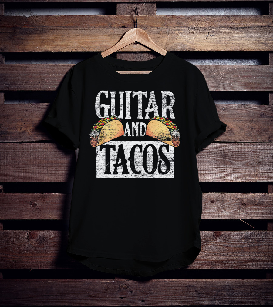 Guitar And Tacos Latino Latina Cinc T-Shirt